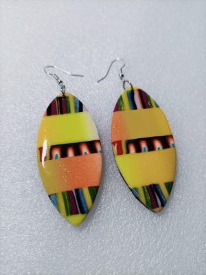 Boucles d'oreilles sur le thème du surf
