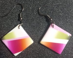 Boucles d'oreilles artistiques