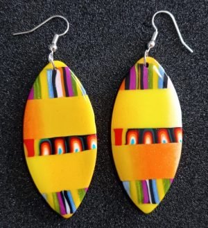 Boucles d'oreilles sur le thème du surf