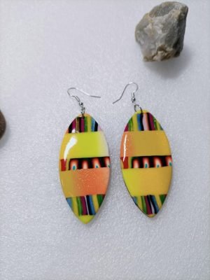 Boucles d'oreilles sur le thème du surf