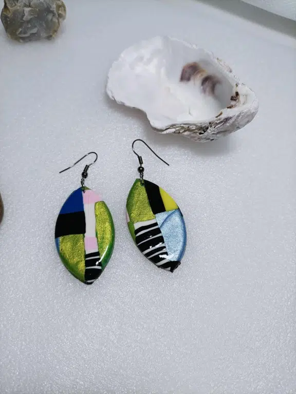 Boucles d'oreilles inspirées du surf