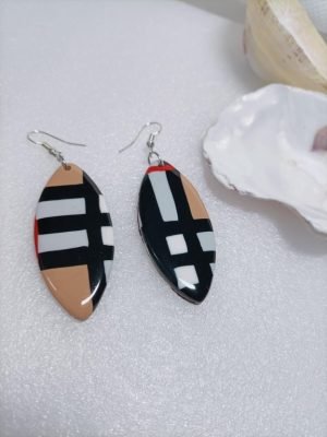 Boucles d'oreilles surfeuses stylées