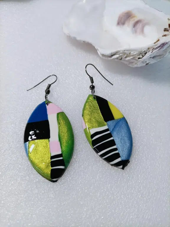 Boucles d'oreilles inspirées du surf