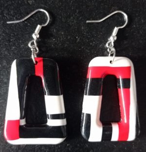 Boucles d'oreilles à motifs