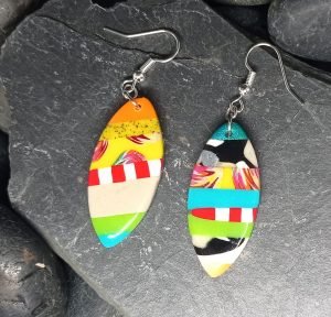 Boucles d'oreilles artistiques stylées