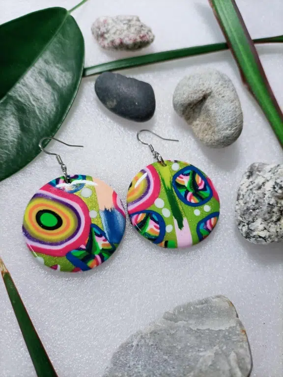 boucles d'oreilles fantaisie à tendance fashion