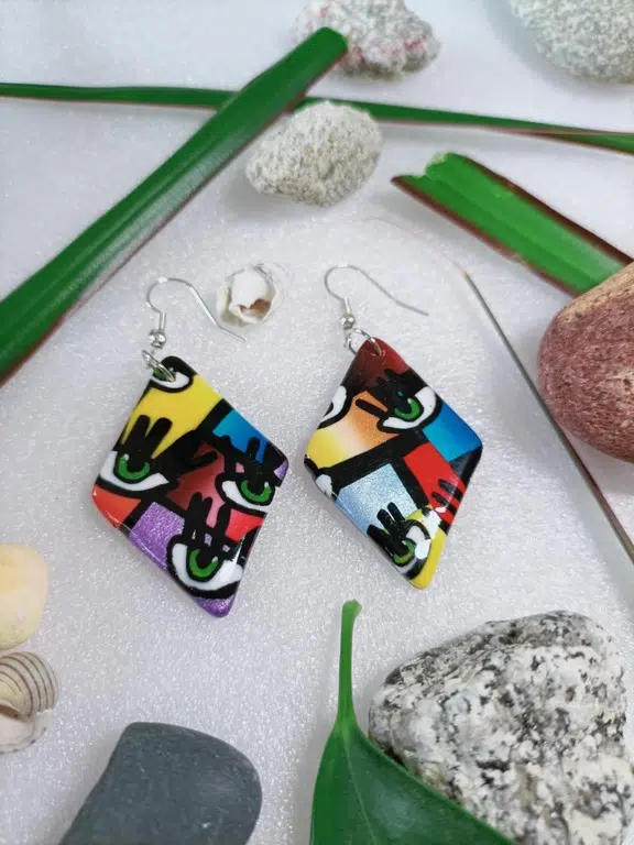 Boucles d'oreilles fashion tendance chic