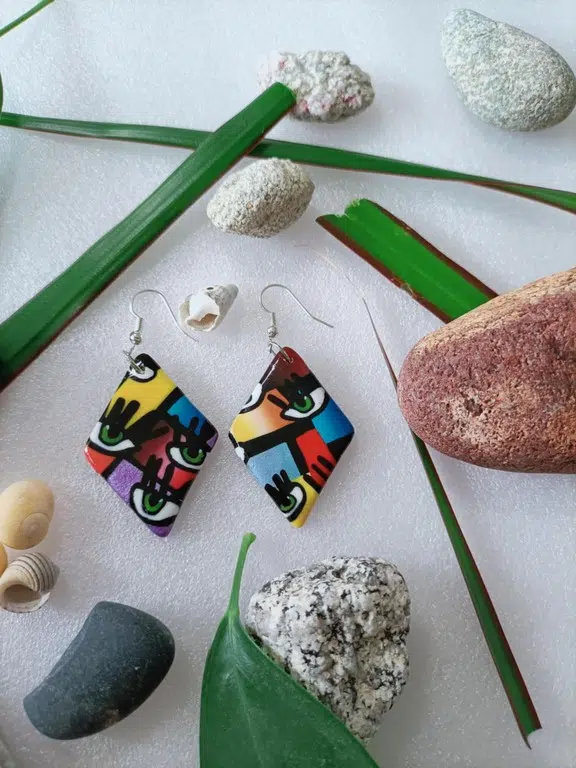 Boucles d'oreilles fashion tendance chic