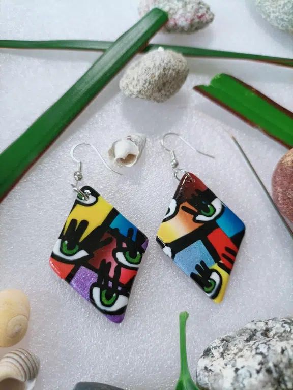 Boucles d'oreilles fashion tendance chic