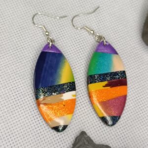 Boucles d’oreilles fantaisies artisanales décoratives et chic