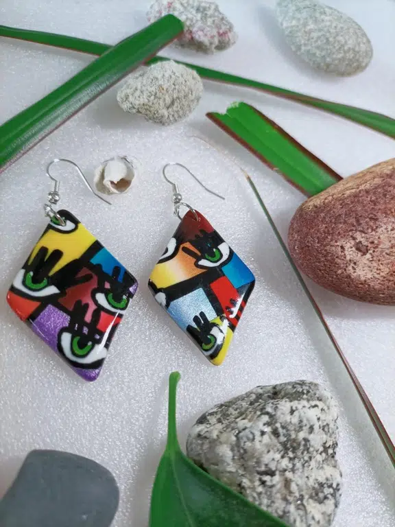 Boucles d'oreilles fashion tendance chic