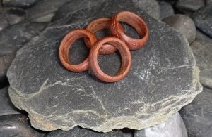 Bague en bois noble