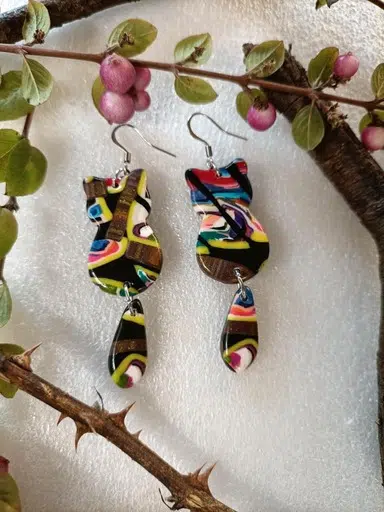 Boucles d'oreilles créatives pour femme