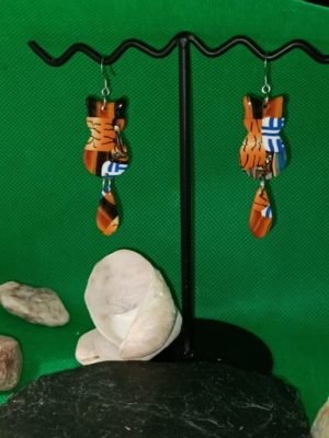 Boucles d'oreilles artistiques pour femme