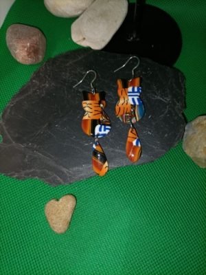 Boucles d'oreilles artistiques pour femme