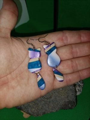boucles d'oreilles félin tendance chic