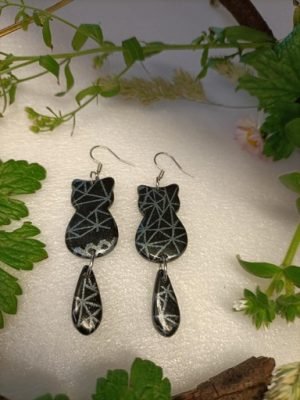 boucles d'oreilles chatons