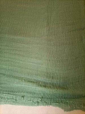 foulard couleur unie vert émeraude pour femme