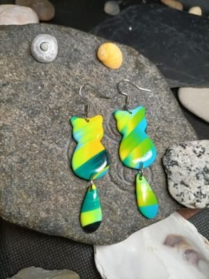 boucles d'oreilles minet