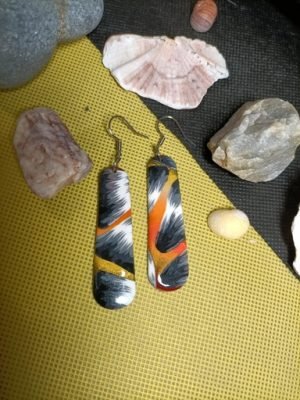 boucles d'oreilles fantaisie goutte d'eau
