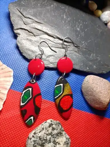 boucle d'oreille fantaisie chic et tendance