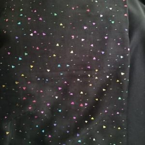 foulard noir bohème pour femme