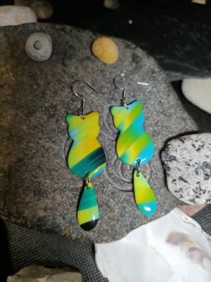 boucles d'oreilles minet