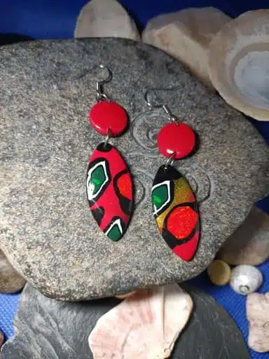 boucle d'oreille fantaisie chic et tendance