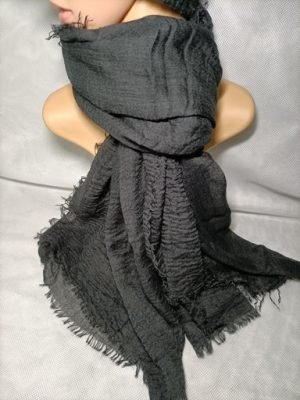 foulard noir fashion pour femme