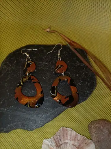 boucles d'oreilles tendance chic savane