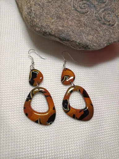 boucles d'oreilles tendance chic savane