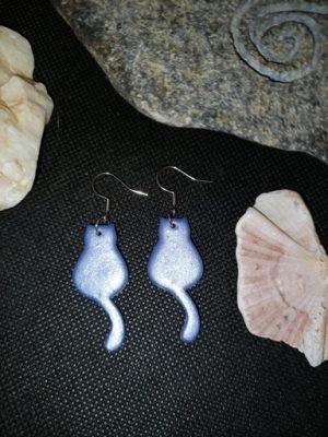boucles d'oreilles chaton chic
