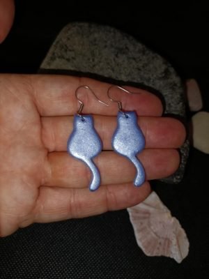 boucles d'oreilles chaton chic