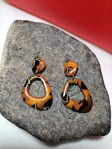 boucles d'oreilles tendance chic savane