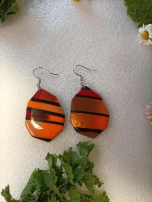boucles d'oreilles forme goutte d'eau chic