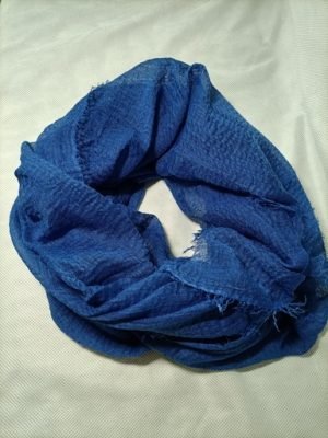 foulard fashion tendance bleu royal