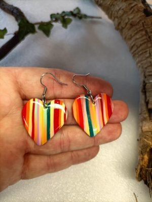 Saint Valentin boucles d'oreilles en forme de coeur plaisir d'offrir