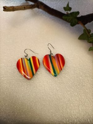 Saint Valentin boucles d'oreilles en forme de coeur plaisir d'offrir