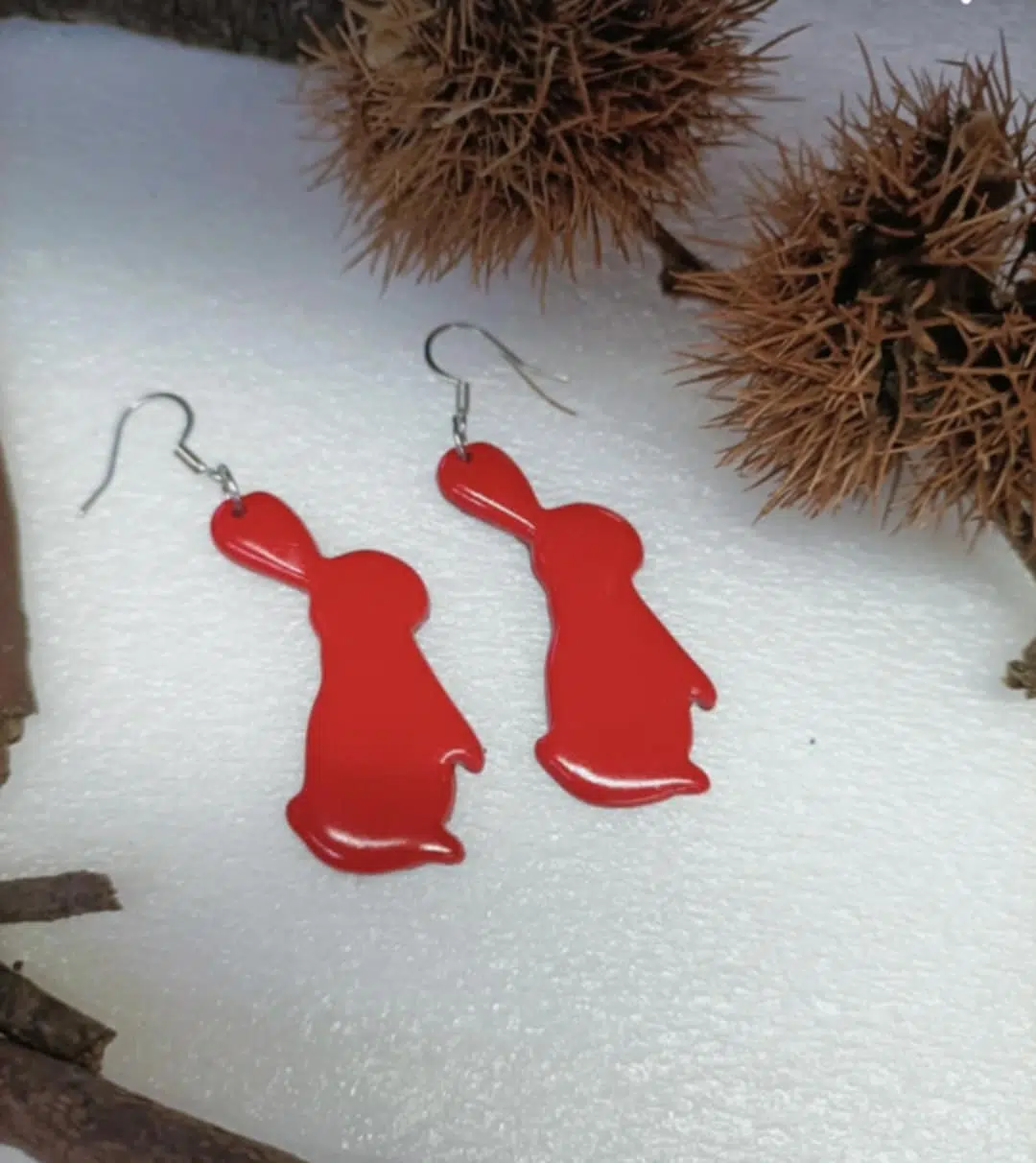 Boucles d'oreilles lapin tendance chic