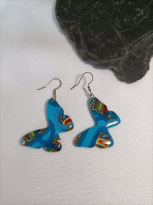 boucles d'oreilles papillon tendance originale