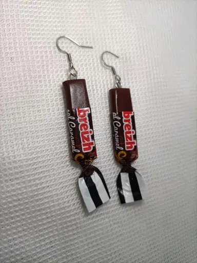 boucles d'oreilles fantaisies gourmandes