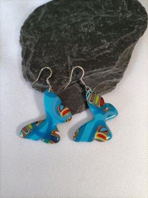 boucles d'oreilles papillon tendance originale