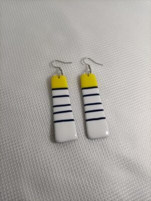 boucles d'oreilles forme originale d'inspiration marine