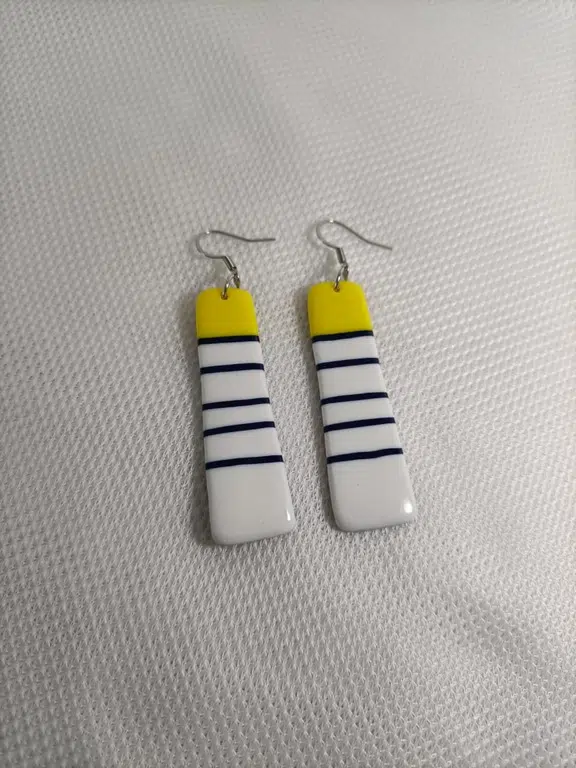 boucles d'oreilles forme originale d'inspiration marine