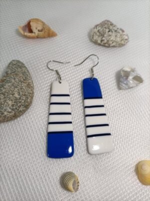 boucles d'oreilles forme originale inspiration marine