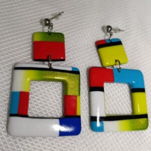 Boucles d’oreilles « Les Distinguées » inspiration peintre