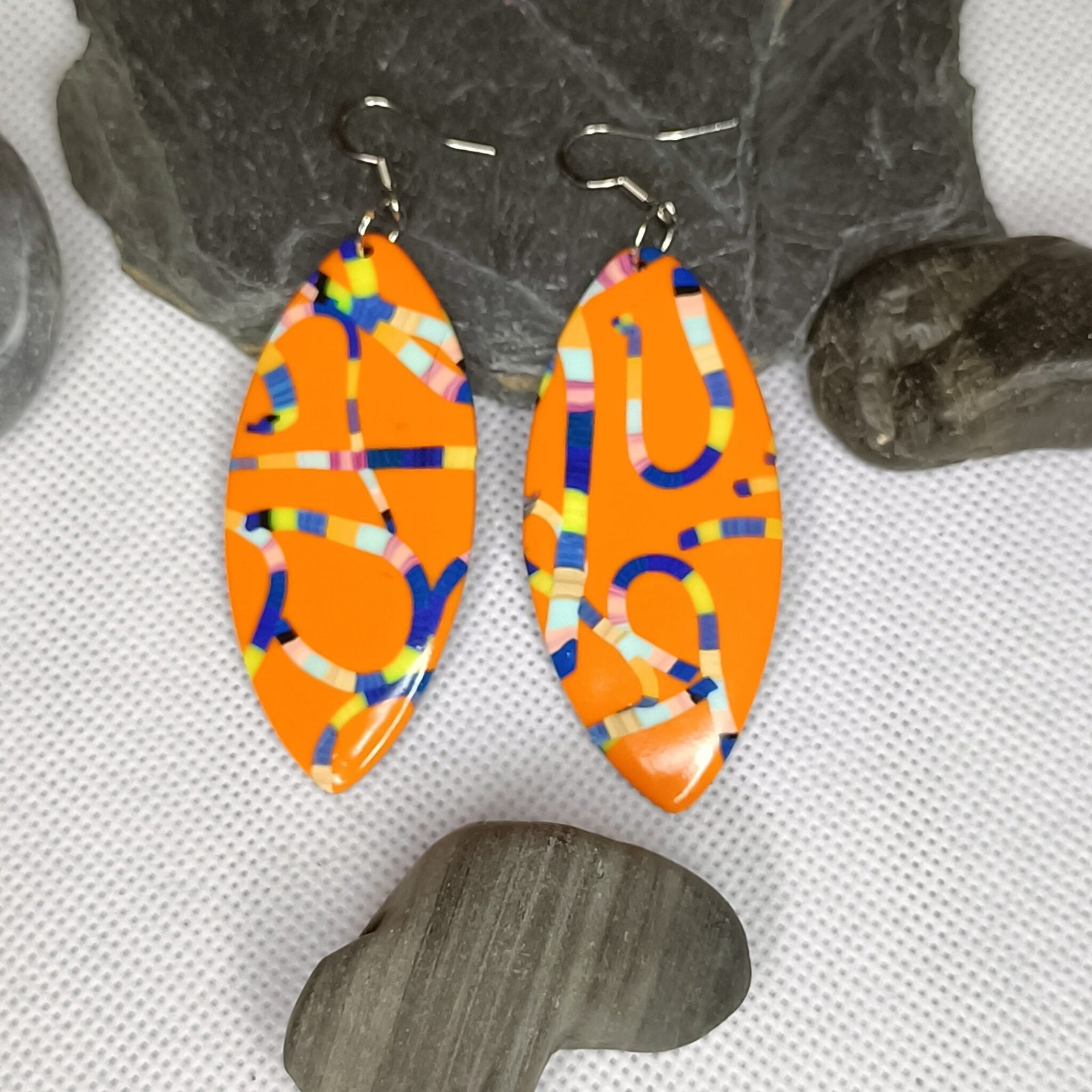 Boucles d'oreilles fantaisies artisanales chic et fashion