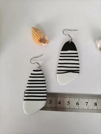 boucles d'oreilles forme originale inspiration marine